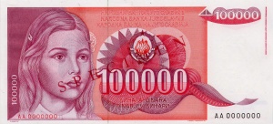 100.000 Dinara Vs