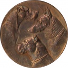 Rassehunde-Ausstellung Breslau - Motiv Hundeköpfe 1921-bronze-vergoldet-r1.jpg