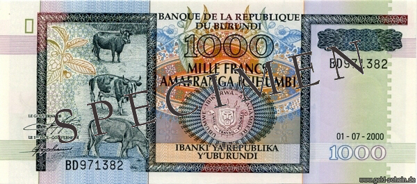 Datei:Burundi P-0039c, 1.000 Francs, Vs.jpg
