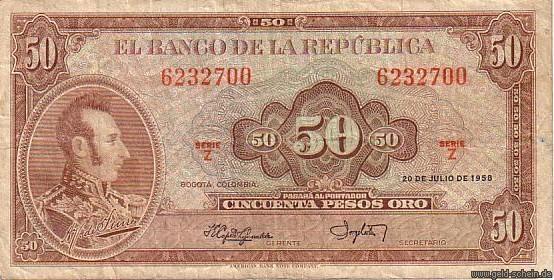Kolumbien P-402a, 50 Pesos Oro.jpg