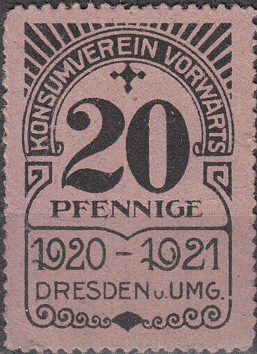 Datei:Dresden KonVor 1920 20pf Vs.jpg