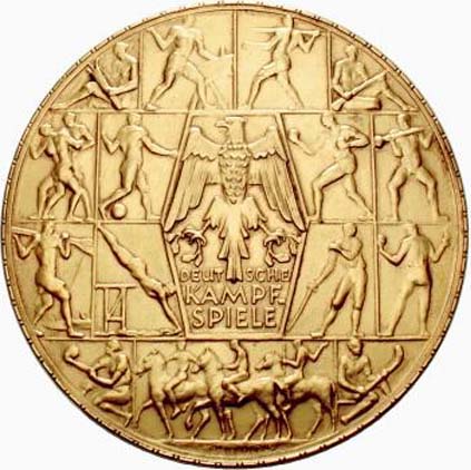 Datei:1930-Kampfspiele-Verdienstvolle Mitarbeit-gold-r.jpg