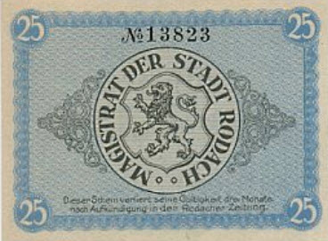 Datei:Rodach 25 Pfg 1920 Rs.jpg