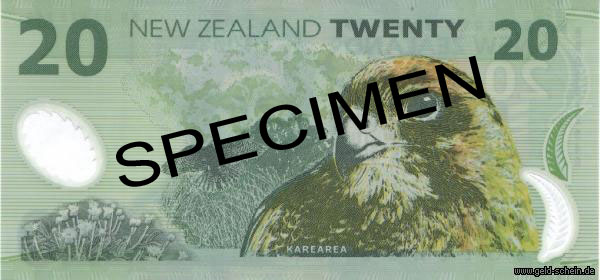 Neuseeland, P-187, 20 Dollars, 1999, Falke.jpg