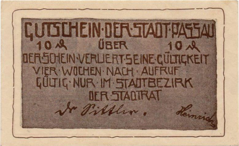 Datei:Passau Stadtgemeinde 10 Pf.jpg