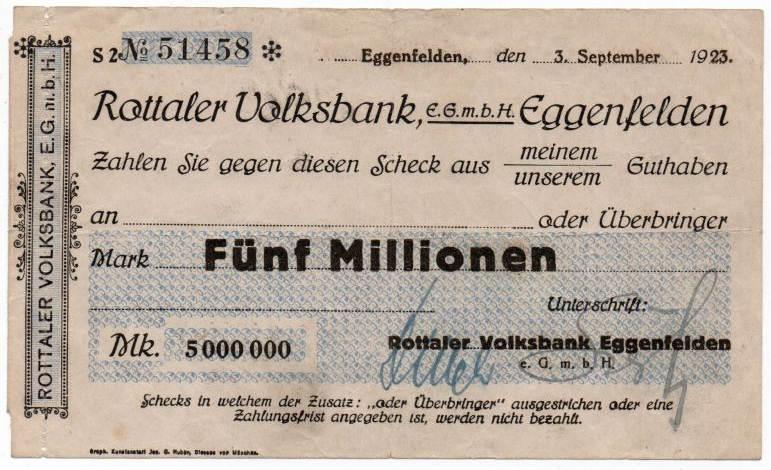 Datei:Eggenfelden Volksbank 5 Mio.jpg