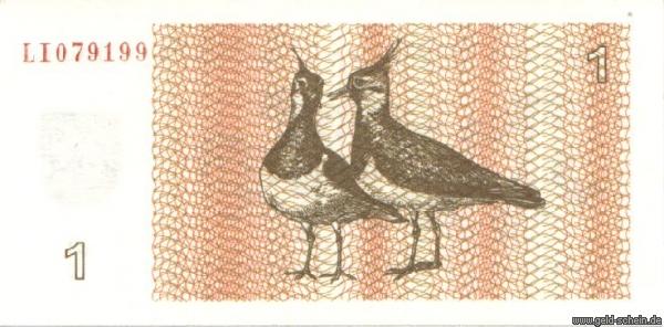 Litauen, P-39, 1 Talon, 1992, Kiebitze.jpg