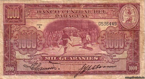 Lex Paraguay P-191a, 1.000 Guaraníes.jpg