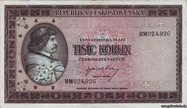 Datei:Tschechoslowakei P0065a 1000 Korun Vs.jpg
