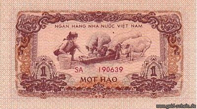 Nord-Vietnam, P-77b, 1 Hao, 1972, Schweine .jpg