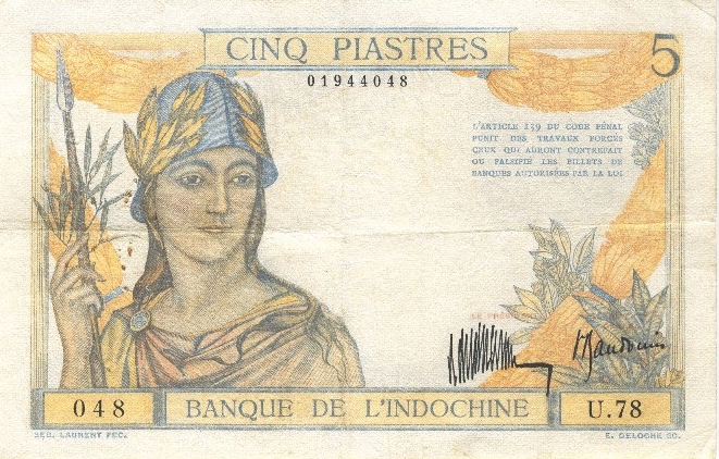 Datei:5 piaster indochina P53a Echt.jpg