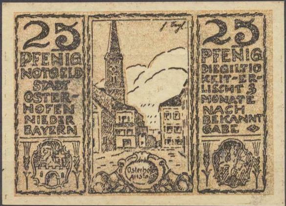 Datei:Osterhofen25Pf STA 1917Rs.jpg