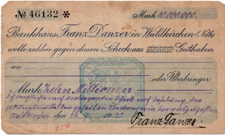 Datei:Waldkirchen Danzer 10Mio.jpg