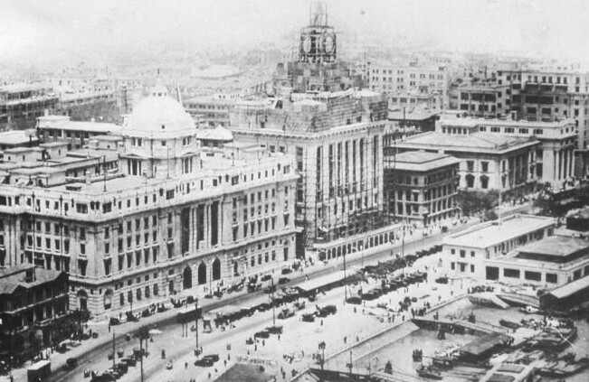 Datei:Shanghai customs building construction.jpg