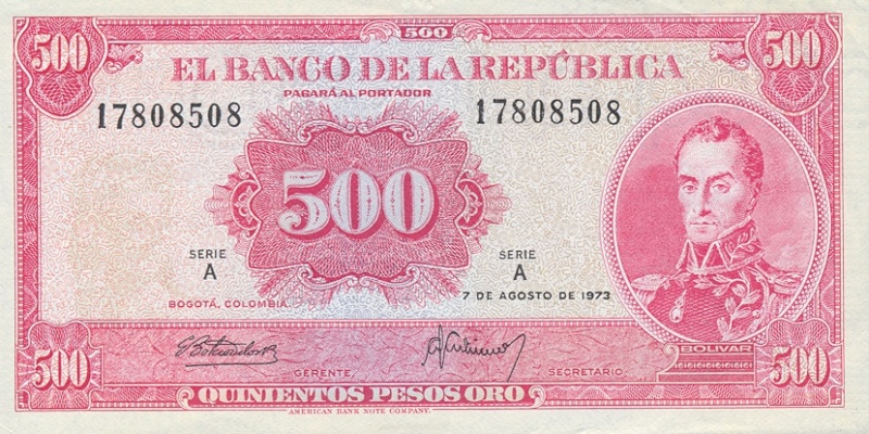 Datei:Columbia P416F 500 Pesos Oro Vs.jpg