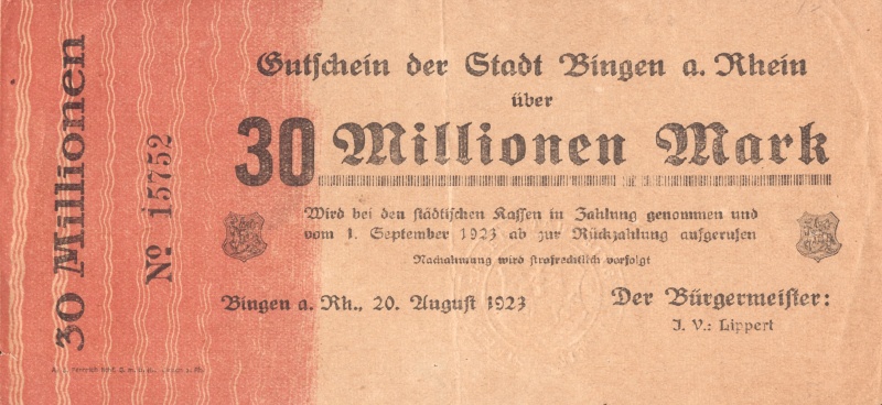 Datei:Bingen S 30 Mio Mark, Vs.jpg