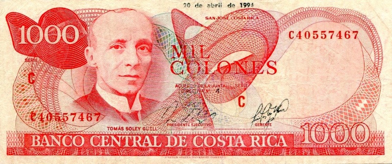Datei:Costa Rica 1000 Colons 20.04.1994.jpg