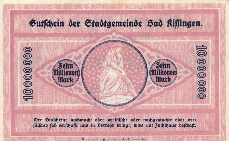 Datei:Bad Kissingen 10 Mio Mark RS.jpg