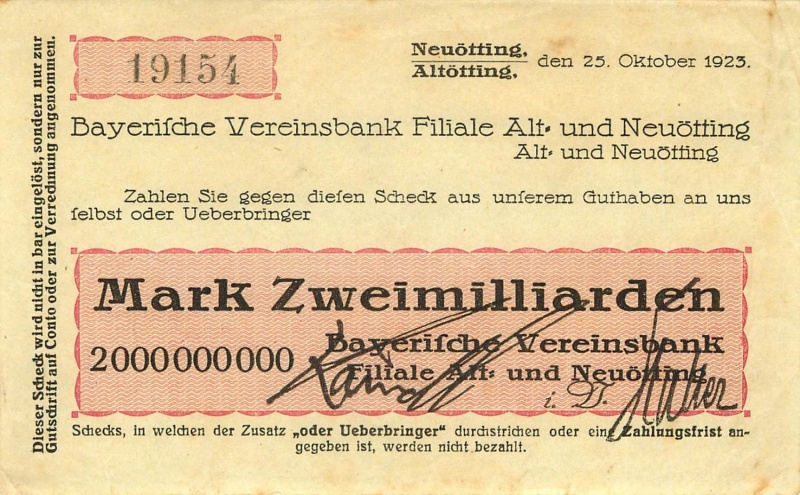 Datei:Neuötting Vereinsbank 2 Mrd 25101923 Vs.jpg