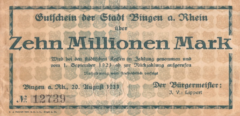 Datei:Bingen S 10 Mio Mark, Vs.jpg