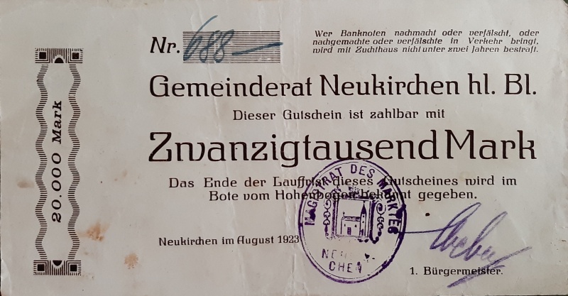 Datei:Notgeld Neukirchen Weber20k.jpg