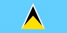 Flagge St. Lucia