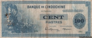 Indochina 100 Piastres Vorderseite.jpg