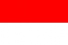 Flagge Indonesien