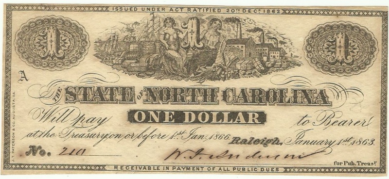 Datei:1 Dollar State of North Carolina VS.jpg