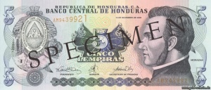 Lex Honduras P-85, 5 Lempiras.jpg