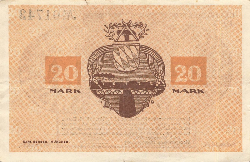 Datei:Pfarrkirchen 20 Mk Stadt Rs.jpg