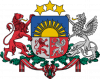 Wappen von Lettland