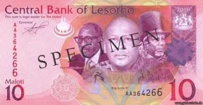 Lesotho 10 Maloti 2010.jpg