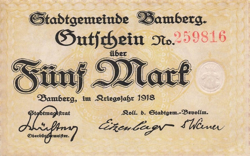 Datei:Bamberg1918 5Mk II vs.jpg