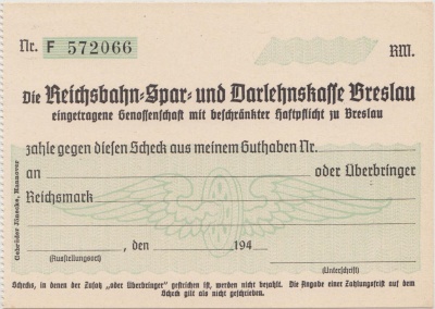 Scheck der Reichbahn-Spar und Darlehenskasse-Nr.F572066.jpg